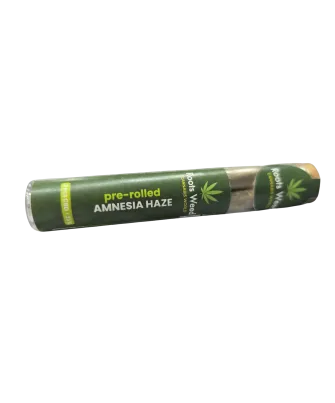 2 UNITS PRE-ROLLED AMNESIA HAZE CBD 35%
