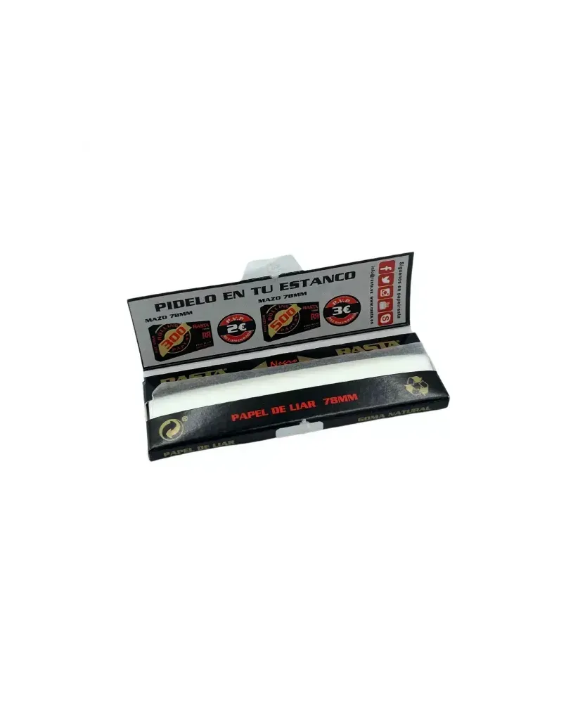 Papel de fumar – Rasta 78mm Papel de fumar – Rasta 78mm