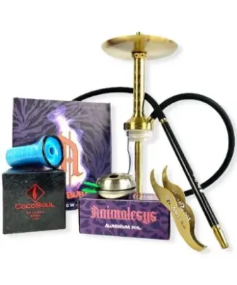 PACK MR SHISHA KHALIFA MINI DORADA