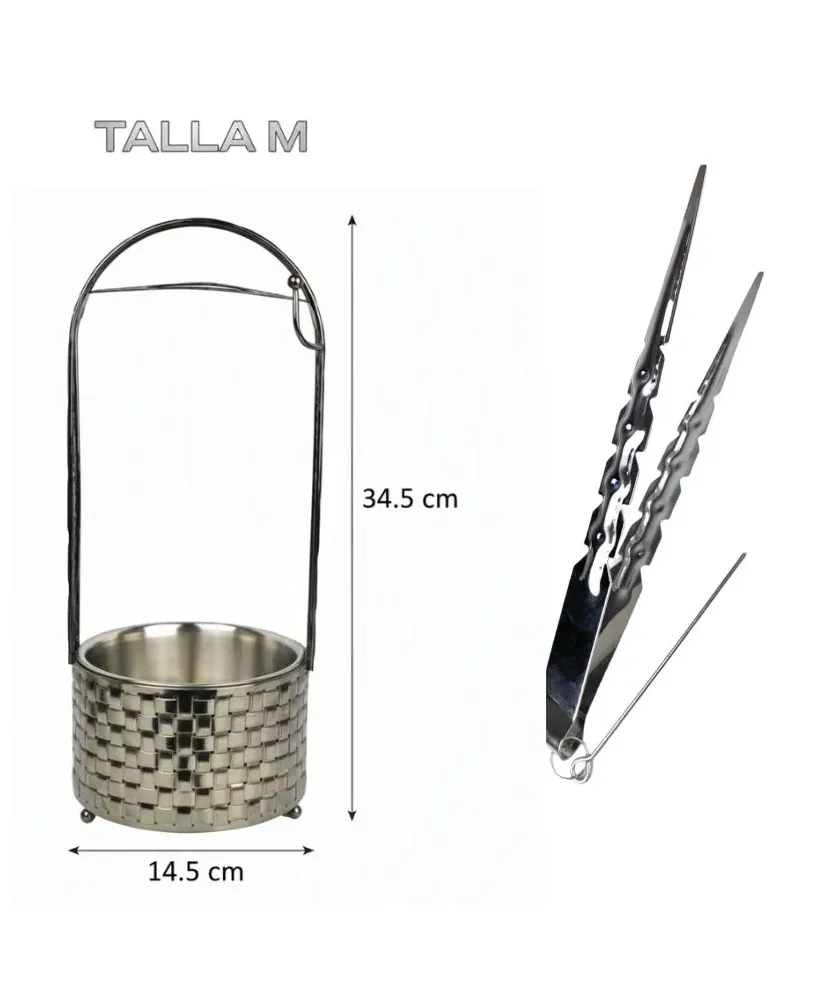 PACK PINZAS PLATAS+CHORME M