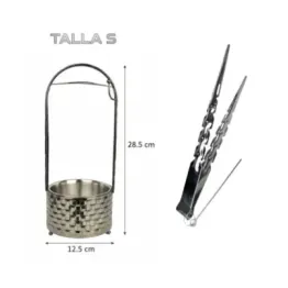 PACK PINZAS PLATAS+CHORME S