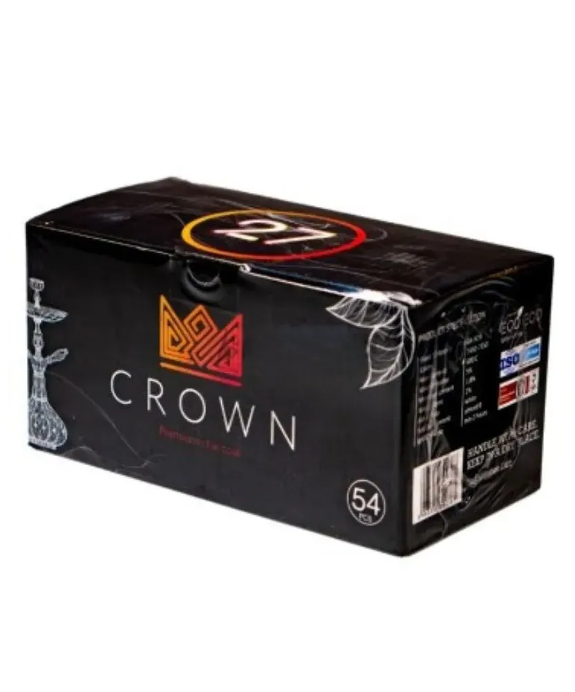 CARBÓN VEGETAL CROWN 27X27X27