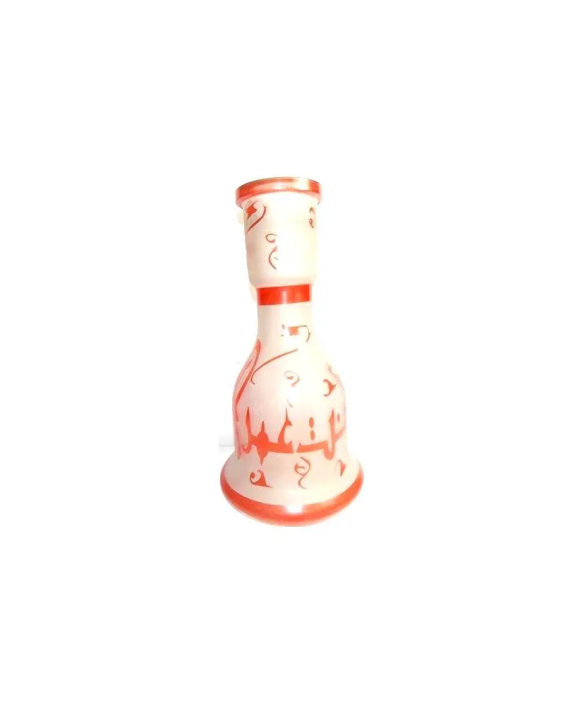 Cristal cachimbas 30cm Rojo letras