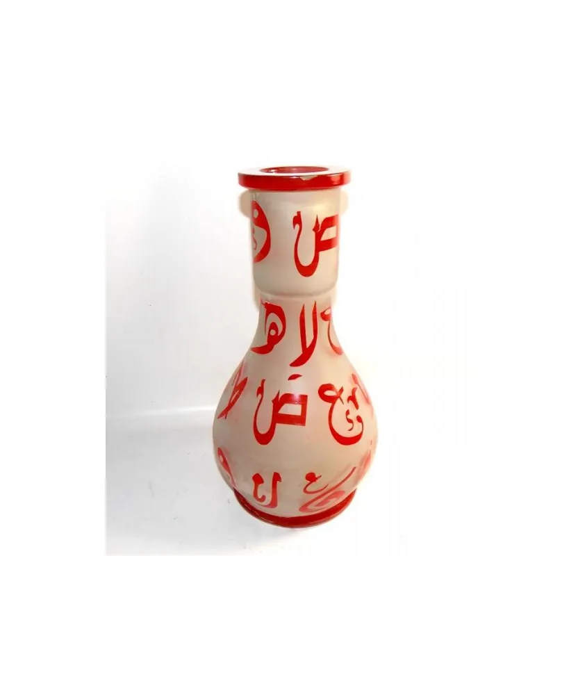 Cristal cachimbas 30cm rojo Jarrón Cristal cachimbas 30cm rojo Jarrón