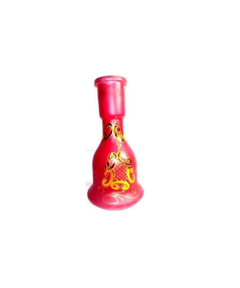 Cristal cachimbas 30cm Rojo arabesco