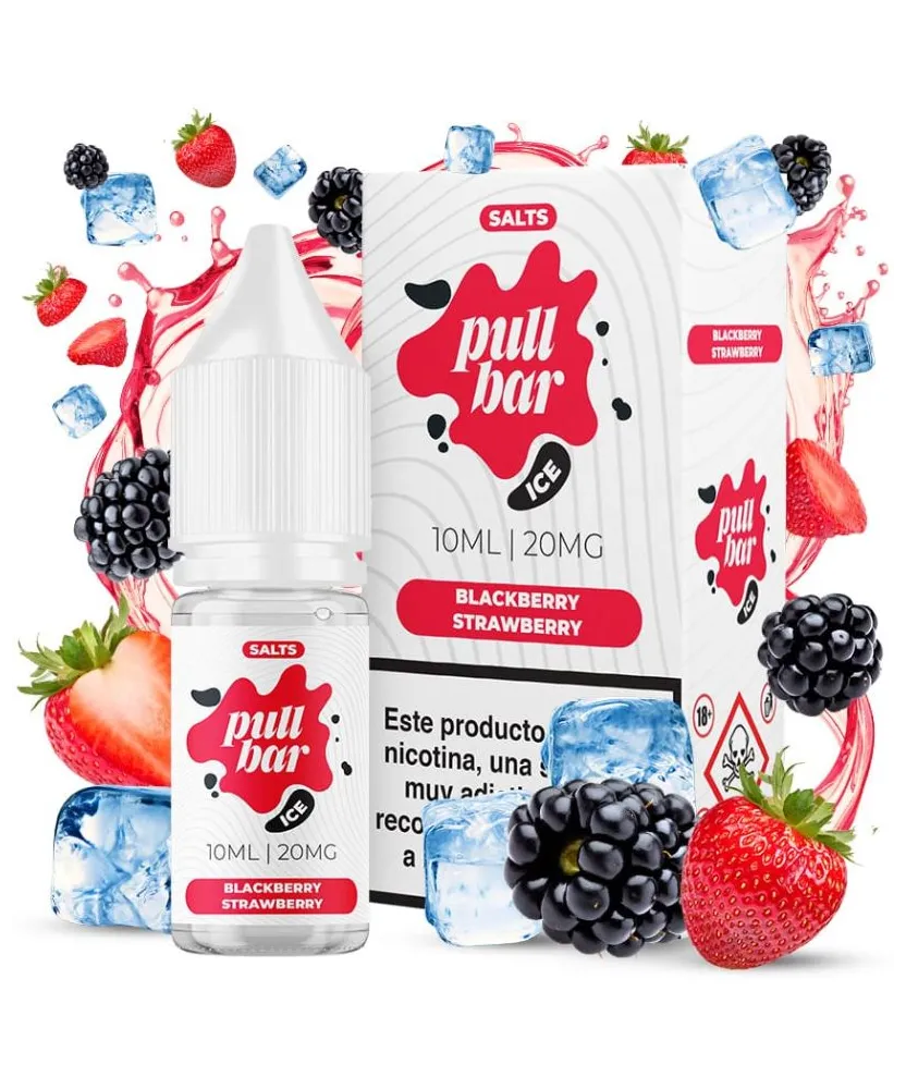 BLACKBERRY STRAWBERRY – SALES DE NICOTINA PULL BAR 10 ML