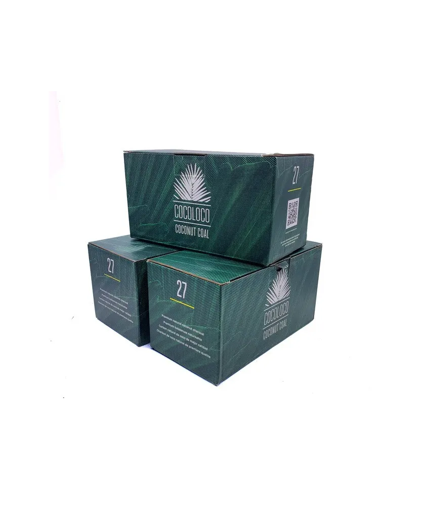 1 kg carbón COCO LOCO 27X27X27
