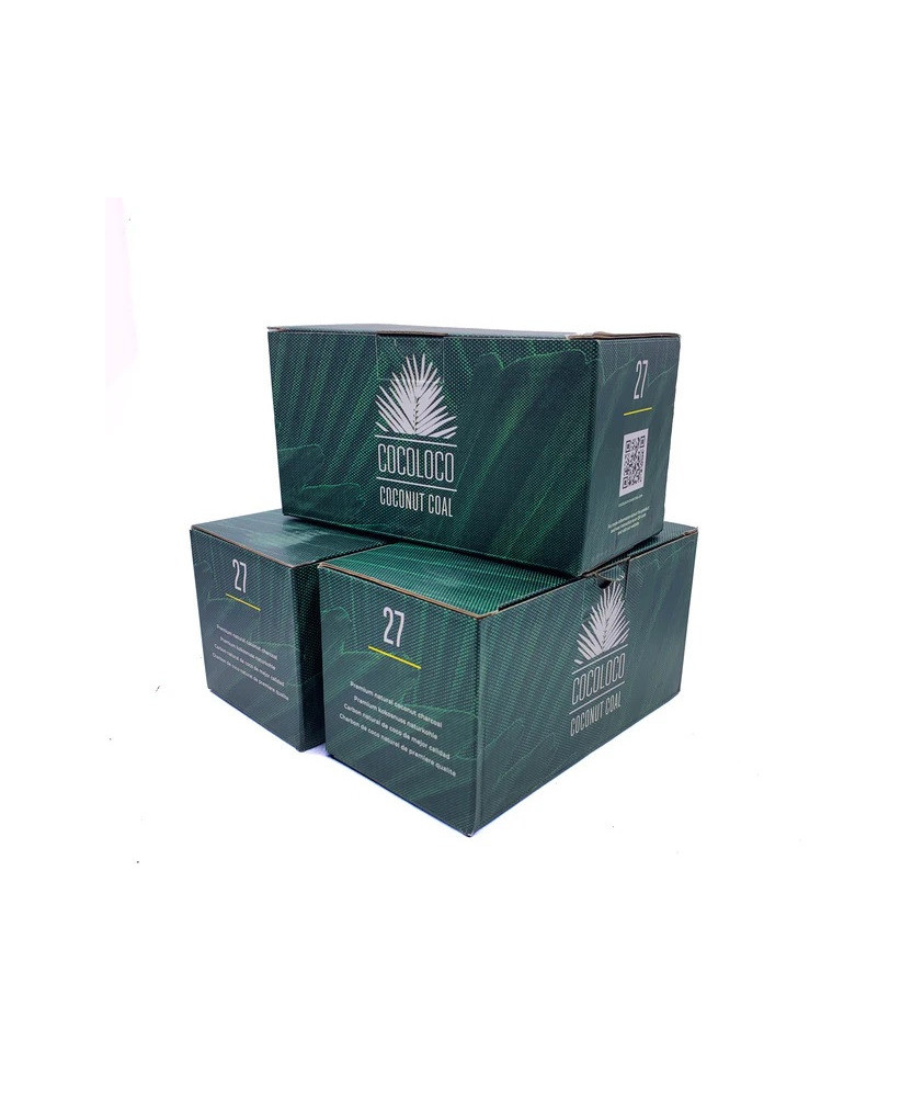 1 kg carbón COCO LOCO 26X26X26